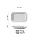 Axyaa Geometric Ceramic Plate Set for Molecular Cuisine and Dining