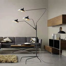 Black Tripod Floor Lamp - Nordic Design, Adjustable Standing Light for Living Room, Bedroom - Axyaa Brand