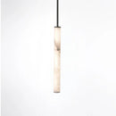 Axyaa Marble Hanging Chandelier LED Pendant Lamp for Home Decor