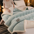 Axyaa Winter Velvet Blanket | Cozy & Weighted | Single/Double Bed Size