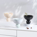 Axya Marble Fruit Plate Jewelry Tray for Home Decor and Flower Pots.