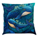 Axyaa Ocean Series Pillowcase - Fish Sea Turtle Whale Printed Cushion Cover