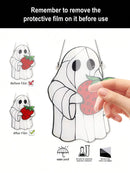 Axyaa Halloween Ghost Hanging Decor, Cute Strawberry Ghost Design - Window/Wall Ornaments