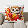 Cute Hedgehog Throw Pillow Cover for Sofa, Bedroom, Car - Axyaa Brand
