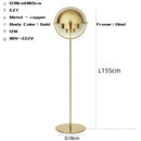 Axyaa Modern Metal Standing LED Floor Lamp for Home Decor
