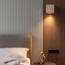 Axyaa Nordic LED Wall Lights Yellow Travertine Glass Decoration Bedside Lamps