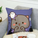 Axyaa Mochi Cat Luxury Cushion Cover Set for Sofa and Bed