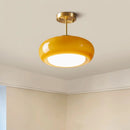 Axyaa Glass Copper LED Ceiling Light - Nordic Ceiling Lamp for Home Decor