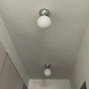 Axyaa LED Glass Iron Ceiling Light - Modern Nordic Style Home Indoor Lighting