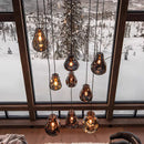 Axyaa LED Ring Pendant Light Chandelier for Modern Living and Dining Room