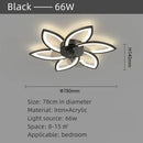 Axyaa Luxury Modern Ceiling Fan Lamp for Living & Dining Room