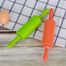 Axyaa Silicone Rolling Pin, Food Grade Fondant Dumpling Cake Tools 22.5x4.5cm