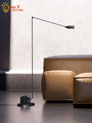 Axyaa Retro Industrial Swing Arm LED Floor Lamp for Living Room Study