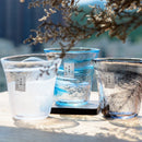 Axya Handmade Nitrate Halo Dyed Hammer Glass Cups from Japanese Workshops.