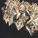 Crystal Chandelier by Axyaa - Elegant Pendant Light for Living Room, Dining Room & Ceiling