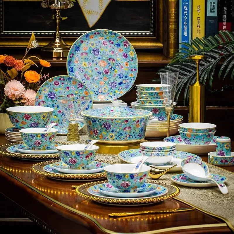 Axya High-end Bone Dinner Set - Luxury Tableware & Sushi Dishes