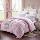 Axyaa Winter Microfiber Duvet Comforter - Thick & Washable - Small Queen King Size