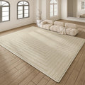 Cream Style Axyaa Large Area Carpet for Living Room, Bedroom, Coffee Table - Modern & Non-slip