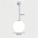 Axyaa Glass Ball Pendant Light - Modern Design for Home Decor & LED Fixture