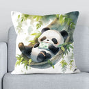 Axyaa Cartoon Panda Sofa Cushion Cover - Luxury Home Decor