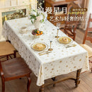 Axyaa Black Golden Moon Coffee Tablecloth Festival Home Fabric