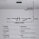 Axyaa LED Pendant Light with Remote Dimming for Modern Home Decor