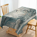 Axyaa Waterproof Rectangular Tablecloth for Party Decor and Dining Tables