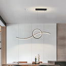 Axyaa Modern LED Pendant Chandelier for Living Room, Dining, or Kitchen