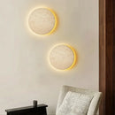 Axyaa Wabi Sabi Yellow Limestone LED Wall Lamp - Nordic Home Decor Lighting
