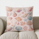 Axyaa Seashell & Starfish Pattern Decorative Pillow Cover
