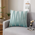 Axyaa Plush Velvet Striped Cushion Cover for Stylish Home Decor