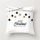 Colorful Deer & Christmas Patterns Pillowcase - Axyaa Home Decor Cushion Cover