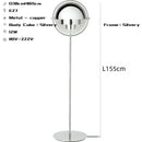 Axyaa Modern Metal Standing LED Floor Lamp for Home Decor