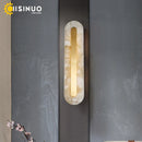 Axyaa Copper Gold LED Wall Sconce Minimalist Luxury Bedside Light