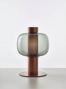 Axya Glass Table Lamp: Modern Light Luxury Bedroom Bedside Table Light.