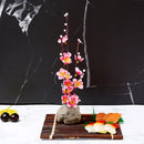 Axya Peach Blossom Floral Plate Tray for Artistic Decorating