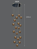 Axyaa Modern Dining Room Pendant Lights, Indoor LED Chandelier Ceiling Lamp