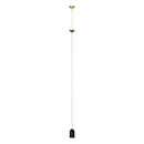 Axyaa Cone Design Decorative Hanging Cable Floor Lamp for Modern Minimalist Living Room