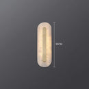 Axyaa Marble Copper Wall Lamp: Luxury Art for Hotel Bedroom, LED Indoor Lighting