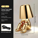 Axyaa Little Golden Man USB Table Lamp Luxury Design Room Decoration