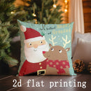 Axyaa Christmas Animal-Patterned Pillow Cover for Sofa, Bedroom, Car