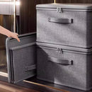 Axyaa Large Capacity Storage Box Set for Clothes & Quilts