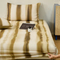 Axyaa Cotton Fitted Sheet, Fashion Stripe Design, Skin-Friendly, 180*200*30cm
