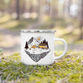 Axyaa Adventure Campfire Party Camping Mug - Mountain Handle Cup Gifts for Camper