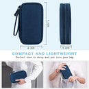 Axyaa Electronics Accessories Organizer - Waterproof Double Layers Storage for Cables & Gadgets