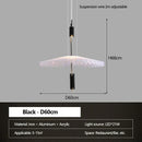 Axyaa Modern Pleated Chandelier for Restaurant & Bar Counters