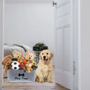 Axyaa Large Dog Toy & Pet Accessory Storage Basket Bin