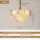Axyaa Elegant Crystal LED Ceiling Chandelier - French Design for Home and Hospitality