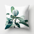 Axyaa Tropical Plant Green Leaves Cactus Pillowcase Living Room Sofa Cushion Cover