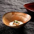 Axyaa Ceramic Irregular Bowl Set for Molecular Cuisine and Desserts